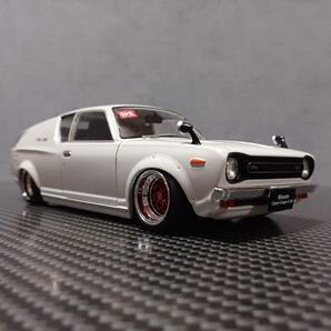 Hachette アシェット 国産名車コレクション1/24 日産 チェリー クーペ X-1R(1973) カスタム改 ローダウンの画像6