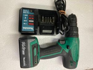 Makita 充電式ドライバードリル　14.4V 充電器付き　ケース無し