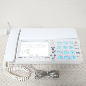 【見てから印刷】Panasonic パナソニック　FAX　KX-PZ620（ホワイト）新品インクリボン装填済・電話線ケーブル　親機のみ
