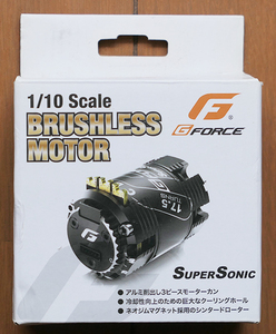 G-FORCE（ジーフォース）ブラシレスモーター Super Sonic（スーパーソニック）4.5T（進角可変式）G0050 未使用品