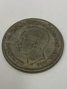 ●○#1475【外国銀貨】オーストラリア 1フローリン銀貨　1946年○●