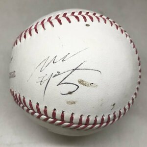 [1 jpy start!] tube ... autograph autograph ball 2017WBC official ball 25 number Yokohama DeNA Bay Star z*54A2O