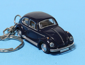 ★☆VW☆Volkswagen Beetle☆フォルクス ワーゲン ビートル☆ネイビーブルー☆ミニカー☆キーホルダー・アクセサリー☆★