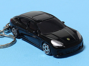 ★☆PORSCHE PANAMERA TURBO☆ブラック☆ポルシェ パナメーラ ターボ☆ミニカー☆キーホルダー・アクセサリー☆★