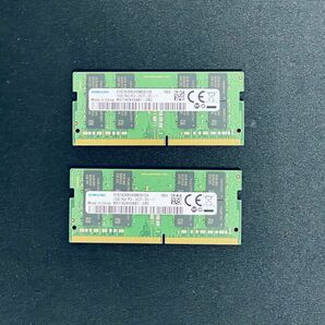 32GB SAMSUNG 16GB DDR4-2400 16GBx2枚=32GB ノートPC①