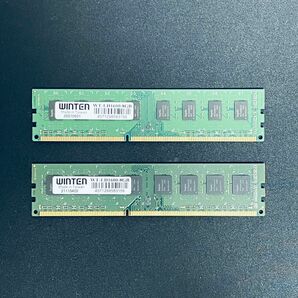 005 WINTEN製 デスクトップ用メモリ16GB（8GB×2枚）PC3-12800U 