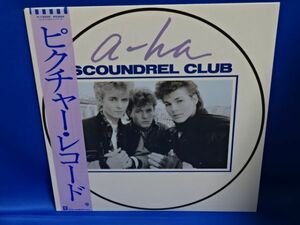 a-ha/スカウンドレル・クラブ・ピクチャー ピクチャー・レコード 帯付 レコード