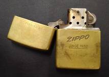 【10343M】 1円出品 ジッポ ジッポー ZIPPO 動作未確認 着火未確認 SOLID BRASS ソリッドブラス ライター ジャンク 現状品 2点まで同梱可_画像7