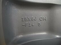 日産純正 ラフェスタ CWEFWN CW系 純正アルミホイール 1本 15インチ 6J+52.5 PCD114.3 5穴 40300-HA00D 未使用_画像4