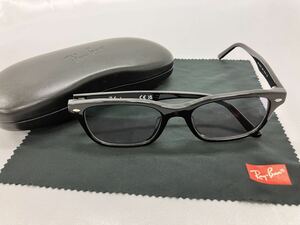 「T2539」RayBan レイバン サングラス 　RB 5345-D 2000　５３□１８　145 度無し メガネ　セルフレーム　ブラック　UK　アジアンフィット