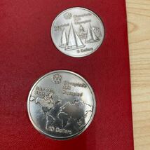「H7445」1976 カナダ オリンピック 記念銀貨 5ドル 10ドル 記念硬貨 銀貨 モントリオール大会 コイン _画像6