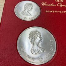 「H7445」1976 カナダ オリンピック 記念銀貨 5ドル 10ドル 記念硬貨 銀貨 モントリオール大会 コイン _画像7