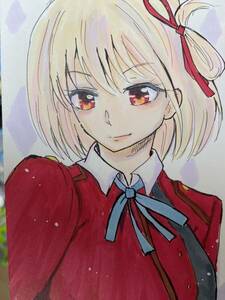 Art hand Auction Hand-drawn illustration ★Girl★RicoriRicoil★RicoriRico Sensoku Nishikigi, Comics, Anime Goods, Hand-drawn illustration