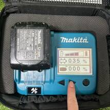 ★動画あり makita マキタ 充電式タッカ ST120D 充電器 DC18RB バッテリー BL1430 2個 動作良好 領収OK w0503-17_画像10