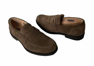  прекрасный товар!! шедевр!! HAWKINS TRAVELER LOAFER WATER TECH Hawkins тигр bela- итальянский замша Loafer us 8 / 26. натуральный кожа стандартный товар 