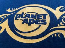 美品!! 希少!! 00s PLANET OF THE APES 猿の惑星 ムービー 映画 Tシャツ ネイビー size L ビンテージ VINTAGE_画像8