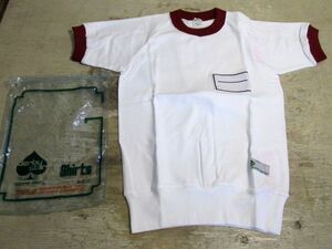  Showa Retro gym uniform short sleeves 150 size chest 70~78 dead stock 