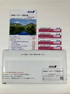 ANA　株主優待券4枚　グループ優待券冊子1冊　2024年6月1日〜