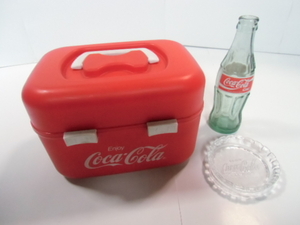 □コカ・コーラ COCACOLA　クーラー　瓶　灰皿　3点セット　レトロ　昭和