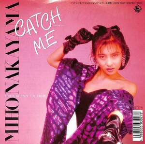 C00202916/EP/中山美穂「Catch Me / Bad Boy(1987年・K07S-10221・角松敏生プロデュース・JADOES参加・鷺巣詩郎編曲・和モノ・ディスコ・