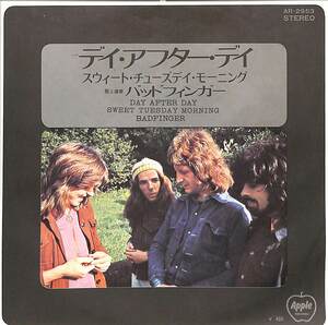 C00201477/EP/バッドフィンガー(BADFINGER)「Day After Day / Sweet Tuesday Morning (1973年・AR-2953・パワーポップ)」