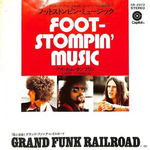 C00202789/EP/グランド・ファンク・レイルロード(GFR)「Footstompin Music / I Come Tumblin (1971年・CR-2972・ハードロック)」