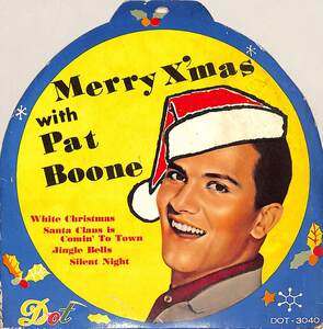 C00201103/EP/パット・ブーン「Merry Xmas With Pat Boone(DOT-3040)」