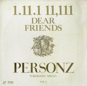 B00182546/LD/パーソンズ「1.11.1 11、111 Dear Friends Yokohama Arena Vol.1」