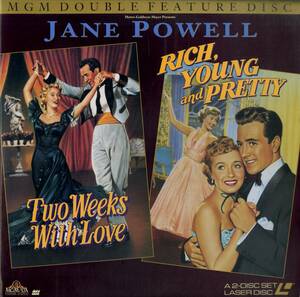 B00151277/LD2枚組/ジェーン・パウエル「Two Weeks With Love / Rich Young And Pretty」