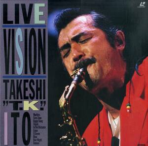 B00183161/LD/伊東たけし(ザ・スクェア・T-SQUARE)「Live Vision Takeshi T.K. Ito (1992年・AMLM-8016)」