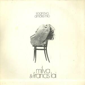 A00583395/LP/ミルヴァ (MILVA)「Sognavo Amore Mio ミルバ、フランシス・レイと歌う (1974年・MW-2085・ヴォーカル)」