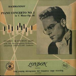 A00593058/LP/Julius Katchen「Rachmaninov/Piano Concerto No.2 in C Minor(Op.18)」