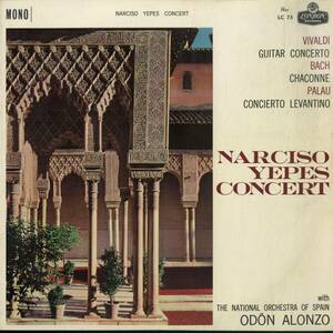 A00593292/LP/ナルシソ・イエペス「NARCISO YEPES CONCERT」