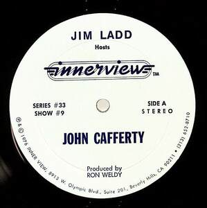 A00593380/12インチ/ジョン・キャファティ (JOHN CAFFERTY)「Jim Ladd Hosts Innerview (SERIES#33・SHOW#9)」