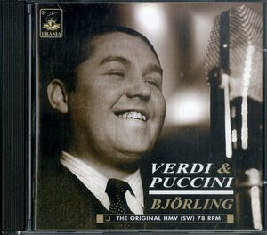 D00144493/CD/ユッシ・ビョルリング(T)「Verdi & Puccini (2003年・URN-22.243)」