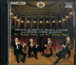 D00161026/CD/スメタナ弦楽四重奏団「String Quartets Nos.1 And 2 (1986年・33CO-1130)」