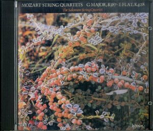 D00161080/CD/サロモン弦楽四重奏団「Mozart / String Quartets G Major K387 - E Flat K428 (1987年・CDA-66188)」