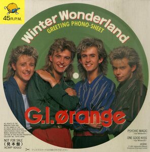 C00199870/ソノシート/G.I.オレンジ (G.I.ORANGE)「Winter Wonderland Greeting phono sheet (XCWP-92002・宣伝盤)」