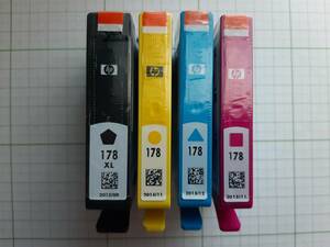 [ new goods. unused. use recommendation expiration of a term ] hp 178 original ink cartridge x4