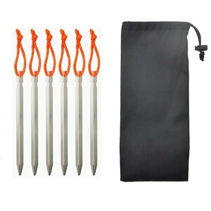 # peg duralumin silver light weight Y type 10 pcs set tent tarp leisure 18cm rope attaching (Y-121)