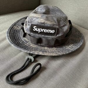 Supreme Military Boonie Black Prym1 Camo サイズM/L