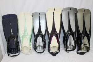  diving urethane fins 6 pair TUSA SF-5 S.M size each 3 pairs set 