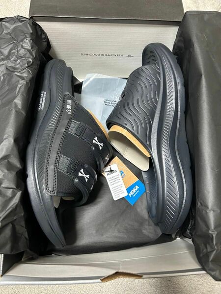 今週末のみお値下げしました 2024最新 WTAPS × Hoka Ora Luxe "Black" 即日発送可 即決最優先