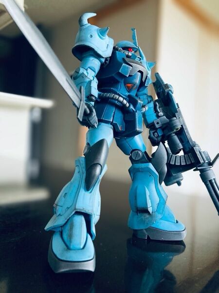 HG グフカスタム　完成品