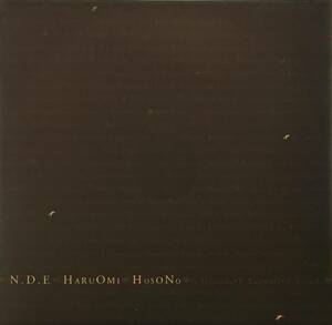 Haruomi Hosono - N.D.E / アンビエント・ミュージックを軸に、独自の先見的なスタイルで表現した名盤！