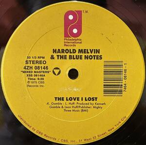 Harold Melvin & The Blue Notes - The Love I Lost / Wake Up Everybody / 両面共にガラージ・クラシックとしても人気です！