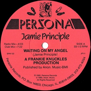 Jamie Principle - Waiting On My Angel / 独自の深く耽美な世界観を見せてくれている、プロトタイプ・ハウスの名曲！