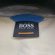 ヒューゴボス【紳士の休日のこなれ感】HUGO BOSS テーラードジャケット ジャージー ストレッチ素材 グレー系 Lサイズ アンコン メンズ_画像8