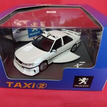 1/43 PEUGEOT406 TAXI Ver. 2台セット プジョー TAXI2 TAXI3 SKYNET/アオシマ 文化教材社 EUROPA CORP_画像9