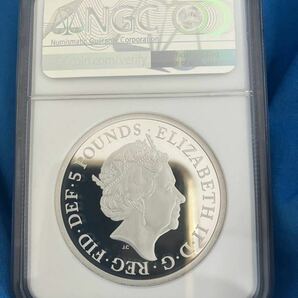 ウナとライオン 銀貨 2オンス ウナ ロイヤルミント 準最高鑑定 ワイオン ヴィクトリア 2019 PF69  金貨 PCGS でないの画像2